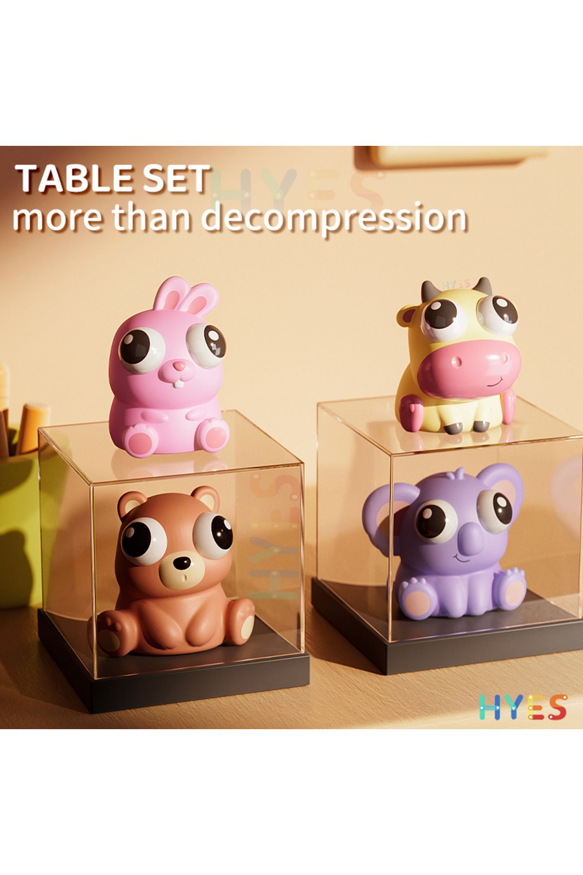 Choice-Pop Eye Squeeze Cartoon Animal Sensory Toys Fun Novetly Fidget Stress Relief Anxiety Eyeball Boun... 4