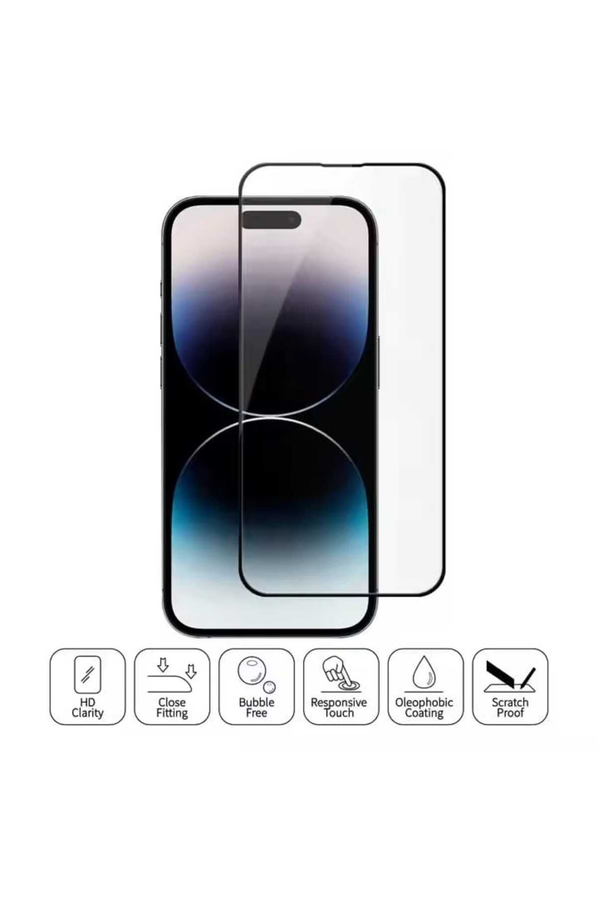 iOsuite-مجموعة 3 في 1 لهاتف iPhone 16 Pro Max مع حافظة شفافة آمنة وشاشة وعدسات - Neo1980P 6