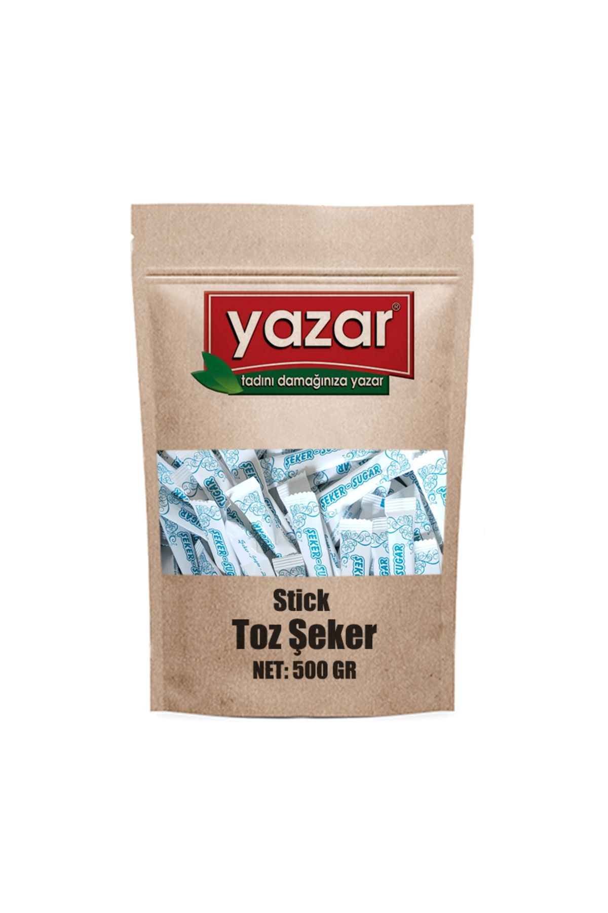 YAZAR Stick Şeker 500 gr x 3 Paket