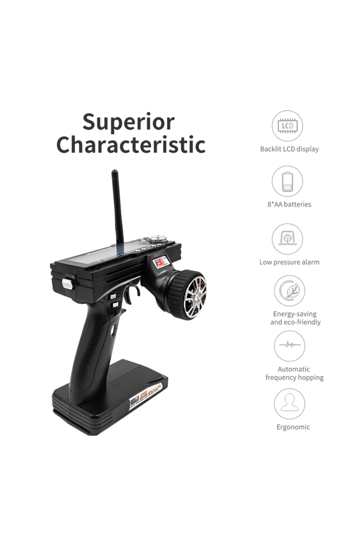 Choice-Fs-gt3b Flysky Fs-gt3b Receiver 2.4g 3ch Radio Model Remote Control Lcd Transmitter & Receiver For R 5