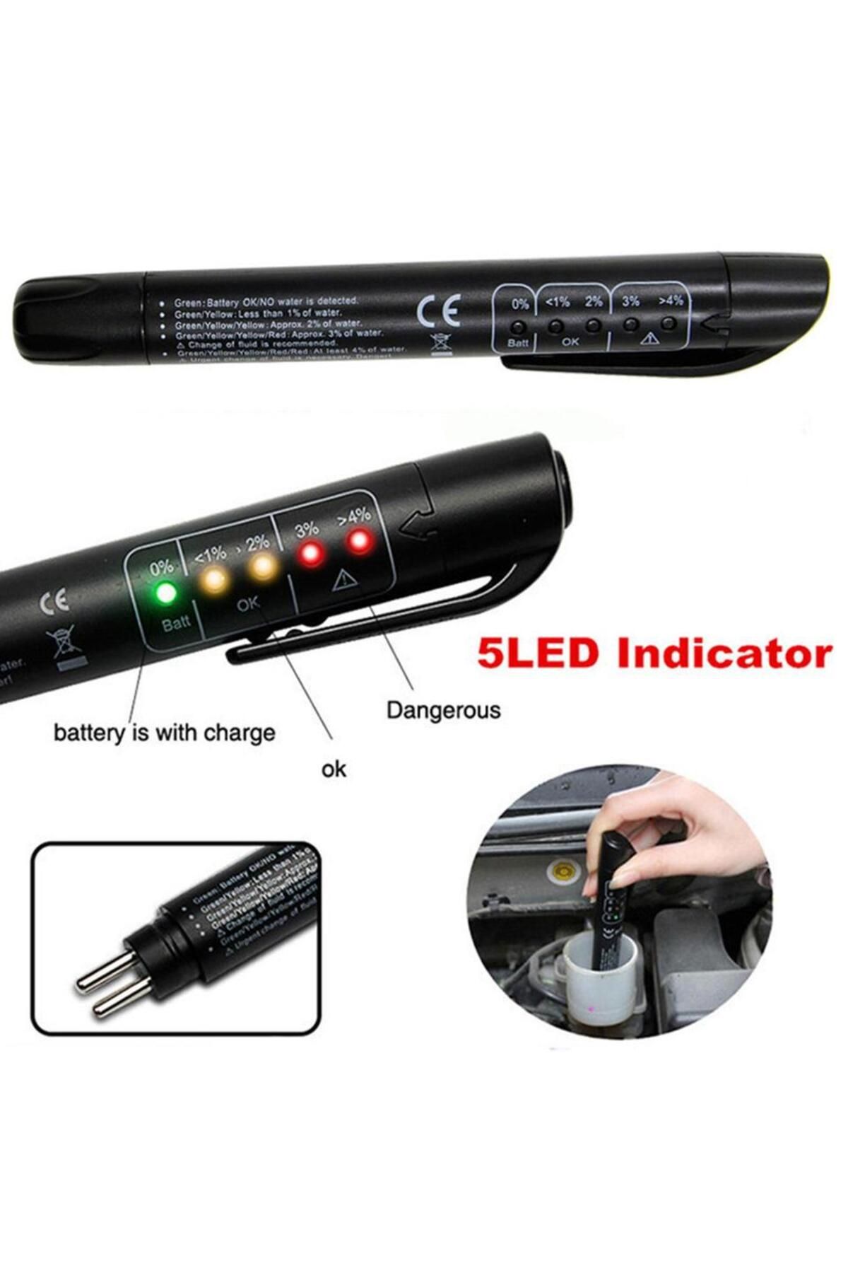 Choice-Universal Brake Fluid Tester Accurate Oil Quality Diagnostic Tools LED Indicator Liquid Testing P... 3