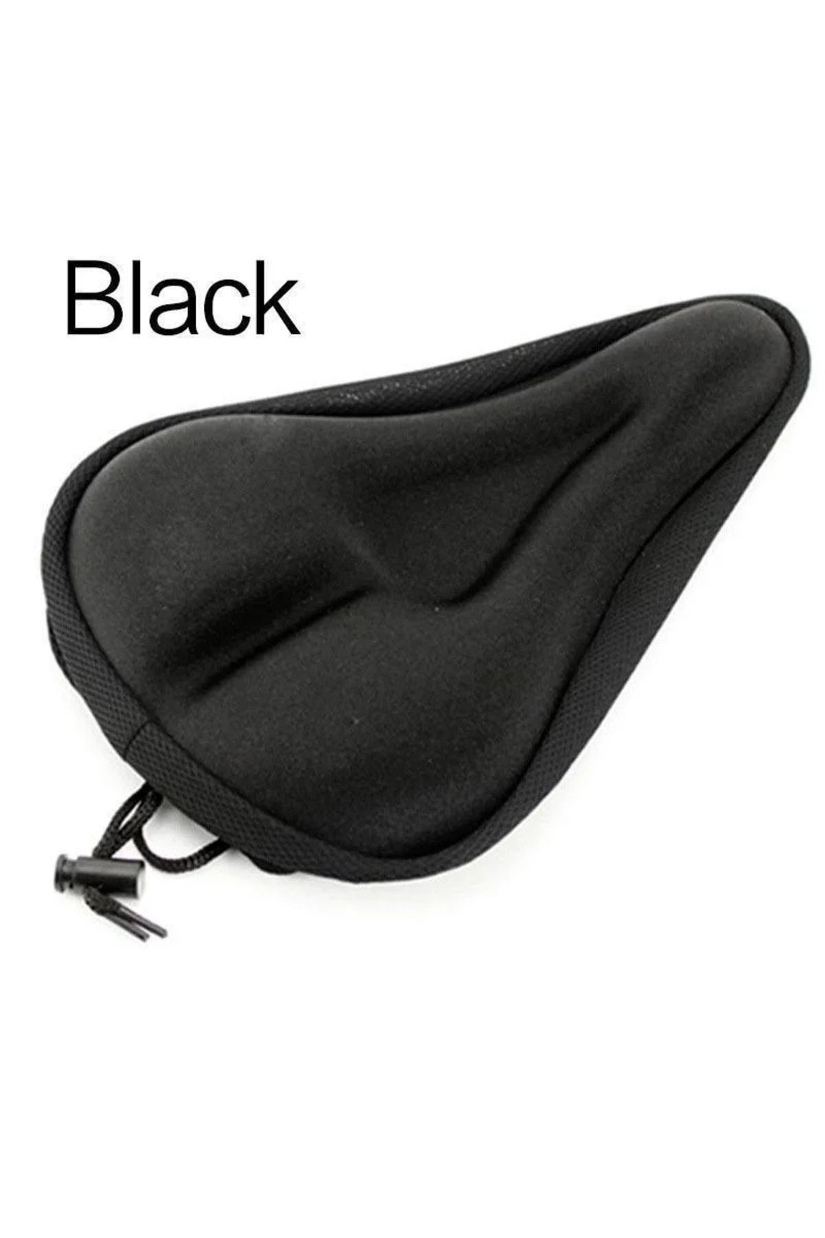 Choice-Black Bike Seat Cover Padded Wide Gel Soft Pad Exercise Bike Seat Cushion Wide Foam Bicycle Seat Cus 1