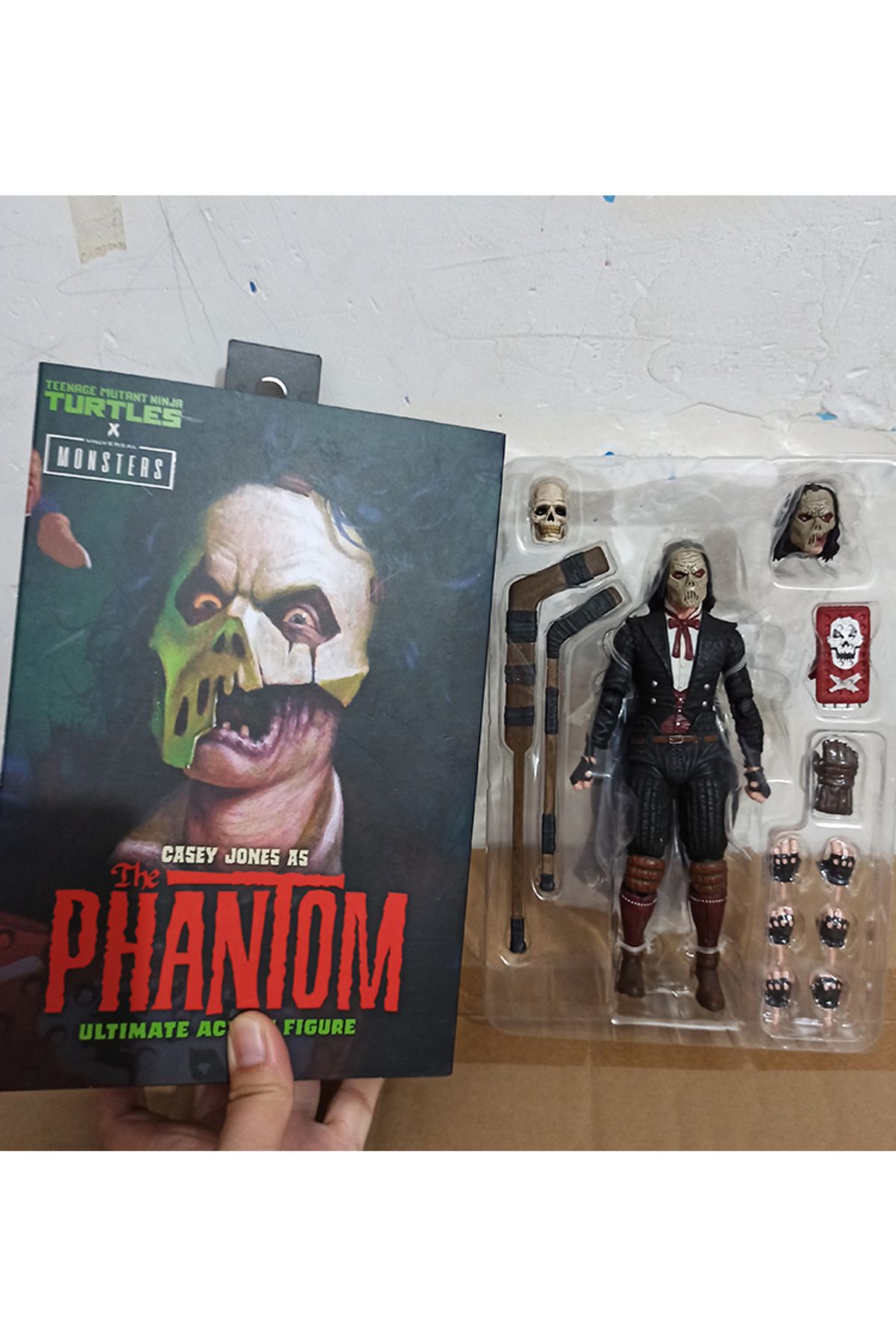 Choice-With Box Neca Turtle X Universal Monsters Casey Jones As The Phantom Ultimate Action Figure Model Bi 8