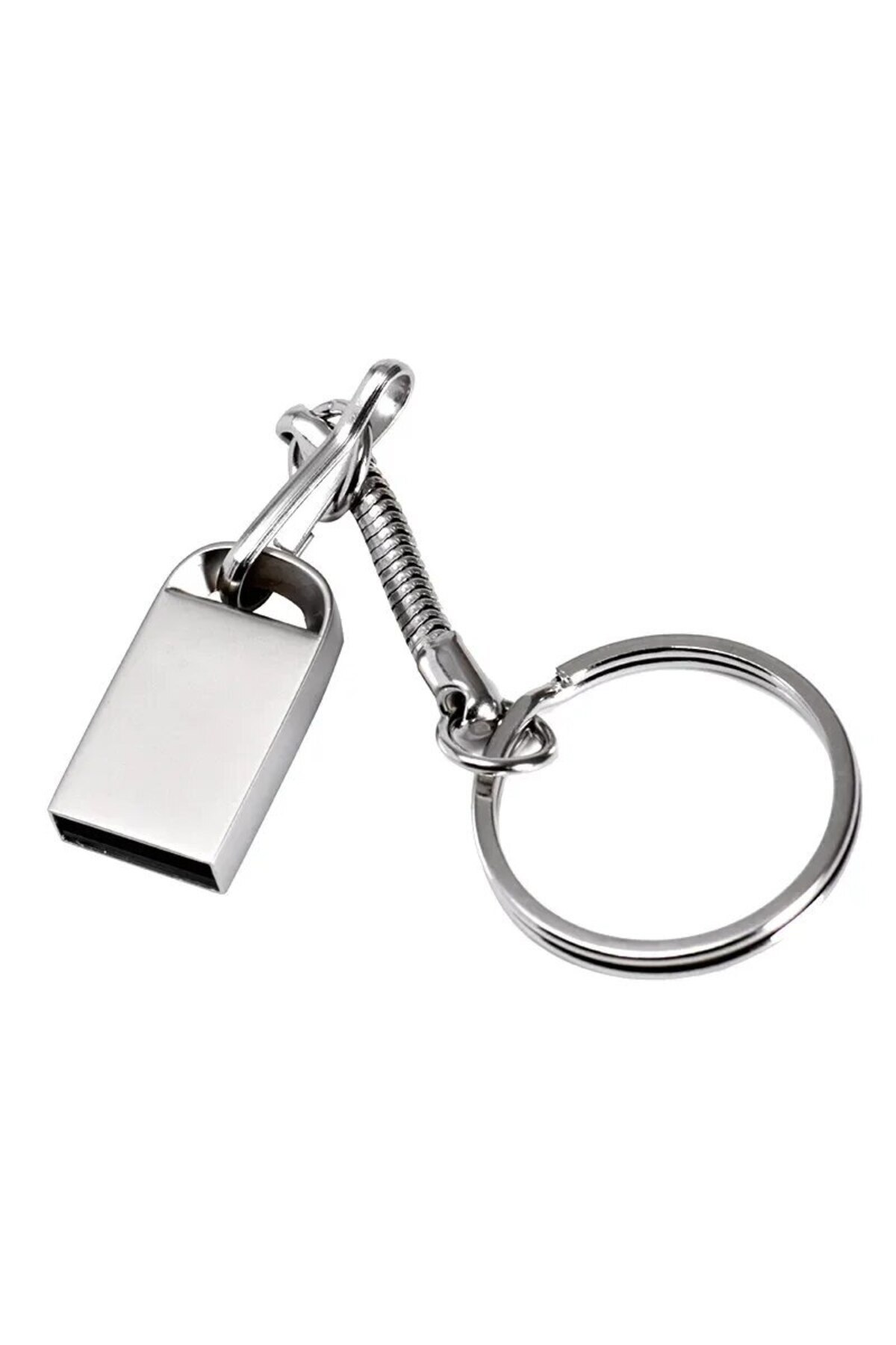 JASTER-محرك أقراص فلاش USB صغير فضي اللون بسعة 16 جيجابايت، محرك أقراص معدني بسعة 64 جيجابايت، سلسلة مفاتيح مجانية للتخزين 1