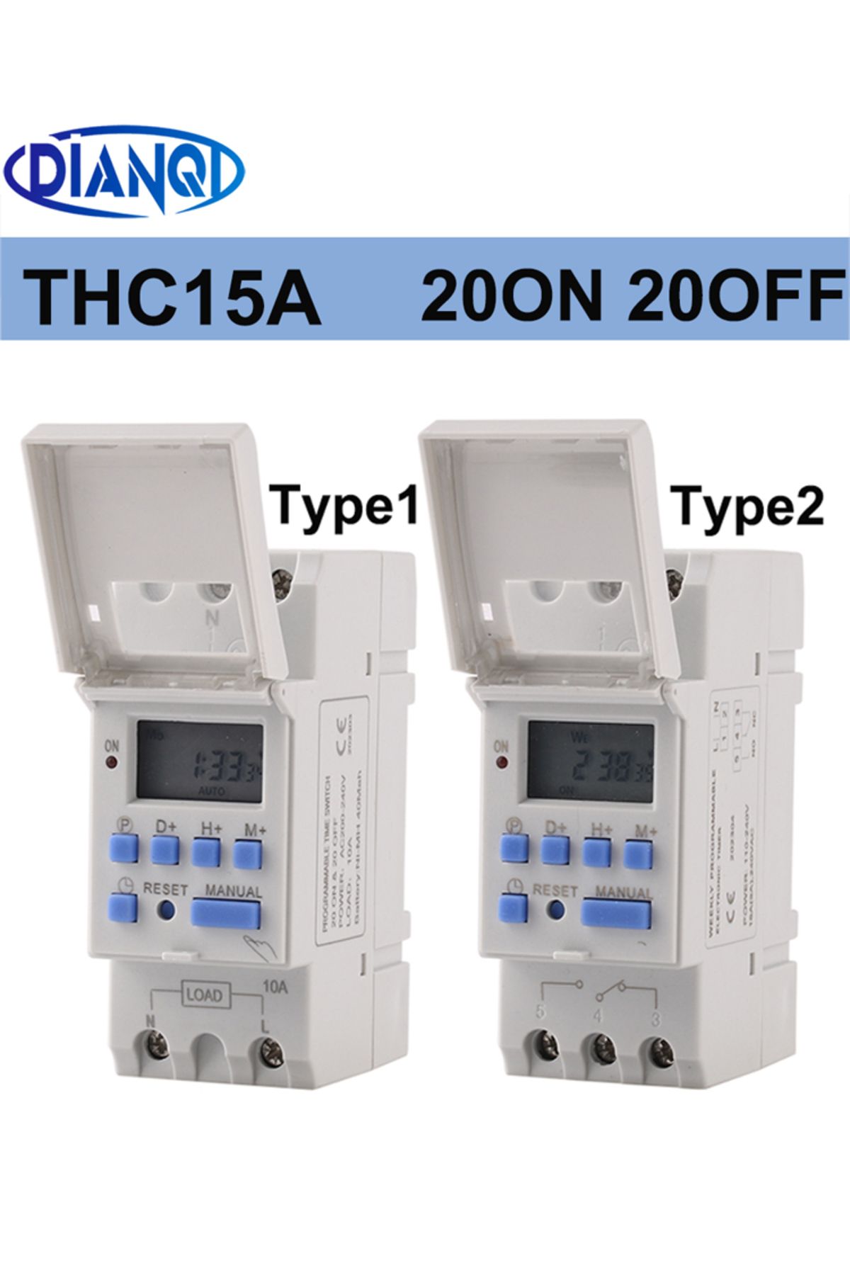 Choice-1no1nc 110-220v 1pc Electronic Weekly 7 Days Programmable Digital Timer Switch Relay Control 220v 23 7