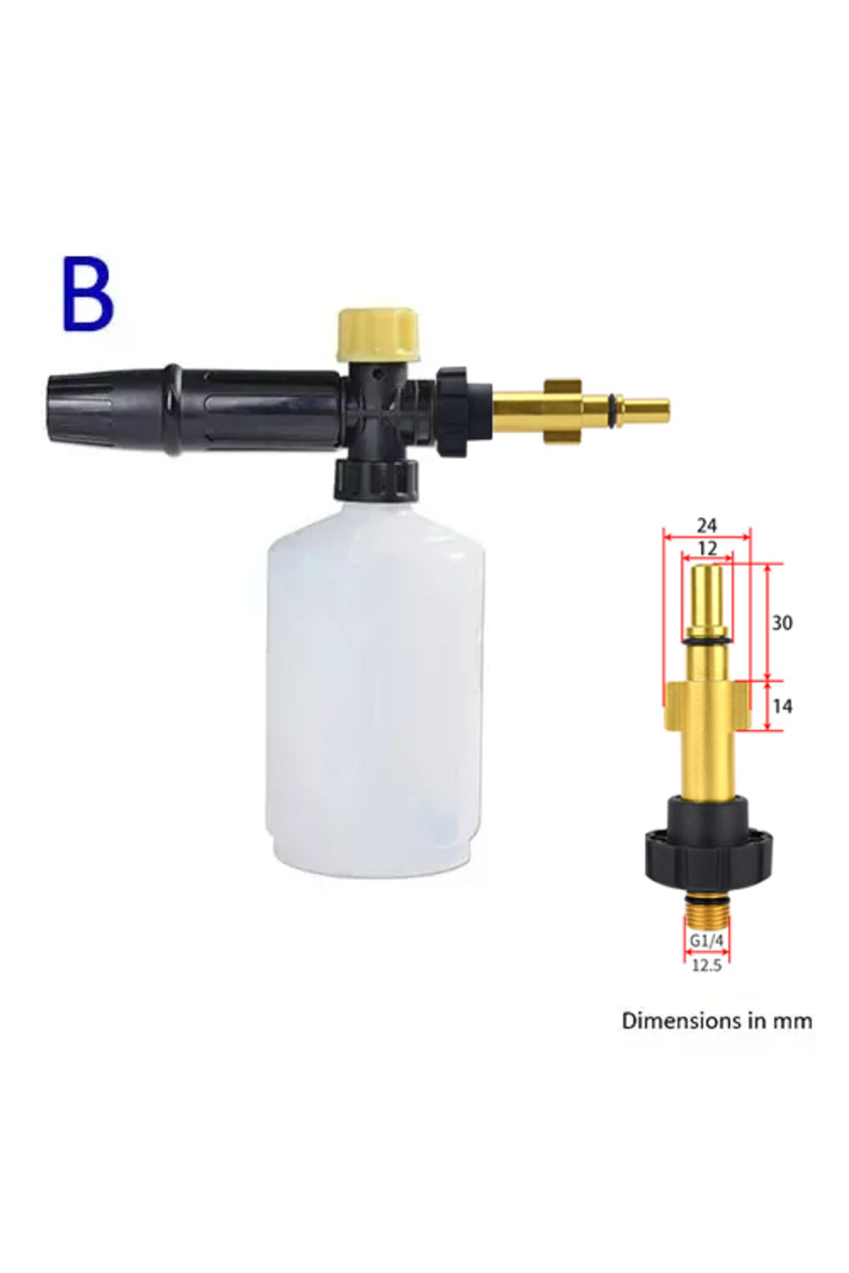 BEAR FORCE-For Bosch Ar Car Foam Wash Snow Foam Lance Foam Nozzle Foam Cannon Foam Generator For Daewoo Hammer 1