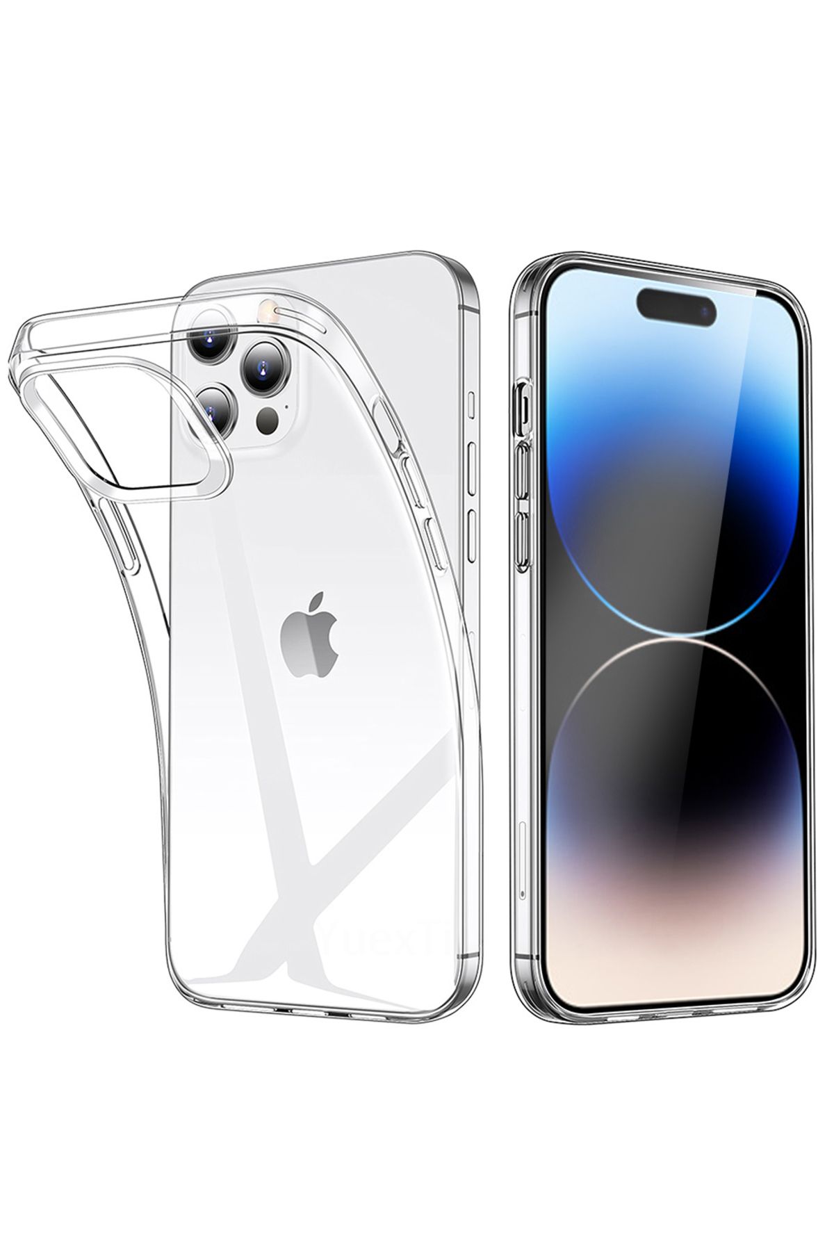 Choice-جراب شفاف لهاتف iPhone 11 (6.1 بوصة) لهاتف iPhone 16 11 12 13 14 15 Pro Max مصنوع من مادة TPU الناعمة والسيليكون 1