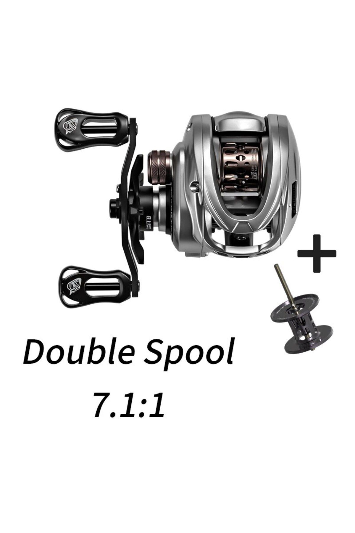 soloking-7.1 Double Spool Right Hand Acura Hicc50 136g Ultralight Baitcasting Reel Bfs Fishing Reel 1