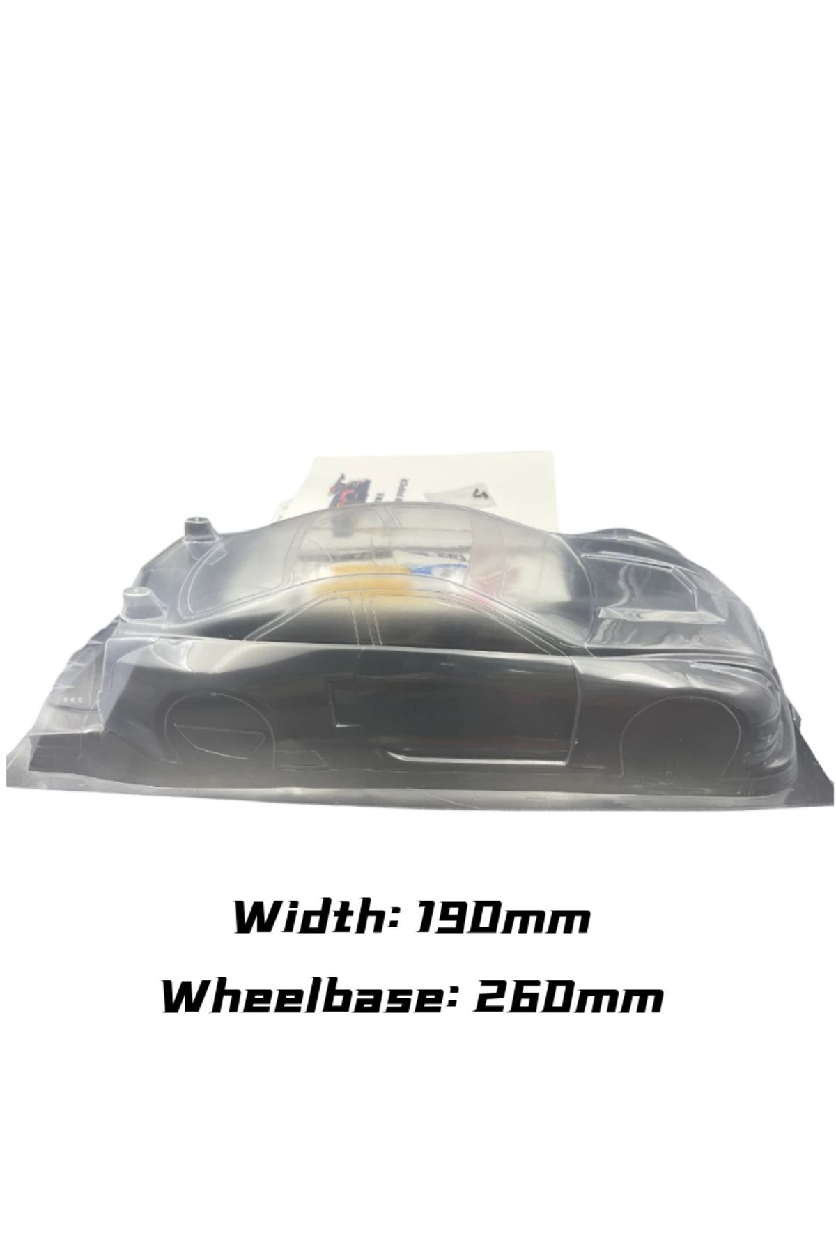 Choice-Rc 1/10 Ats V Pvc Body Shell 190mm Width 260mm Wheelbase With Tail No Paint 1/10 Rc Turing Drift ... 4