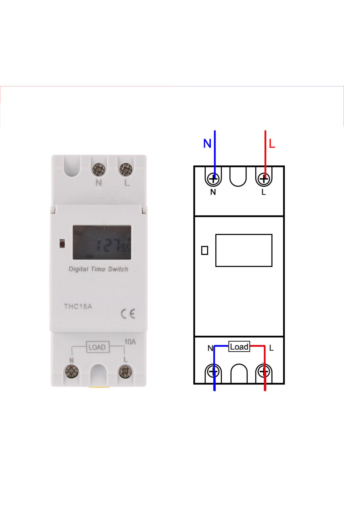 Choice-1no1nc 110-220v 1pc Electronic Weekly 7 Days Programmable Digital Timer Switch Relay Control 220v 23 6
