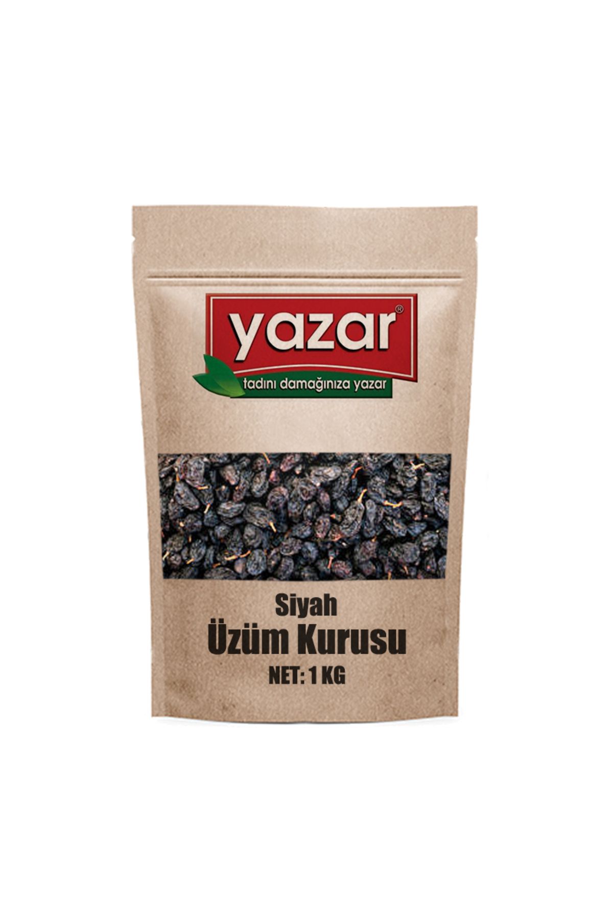 YAZAR Kuruyemiş Siyah Üzüm Kurusu 1 Kg