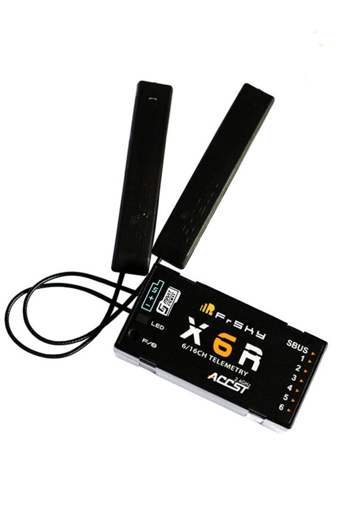 Choice-FrSky X6R 2.4G 16CH SBUS Receiver PCB Antenna Smart Port Data Return for Taranis X9D Jumper T16 T... 7