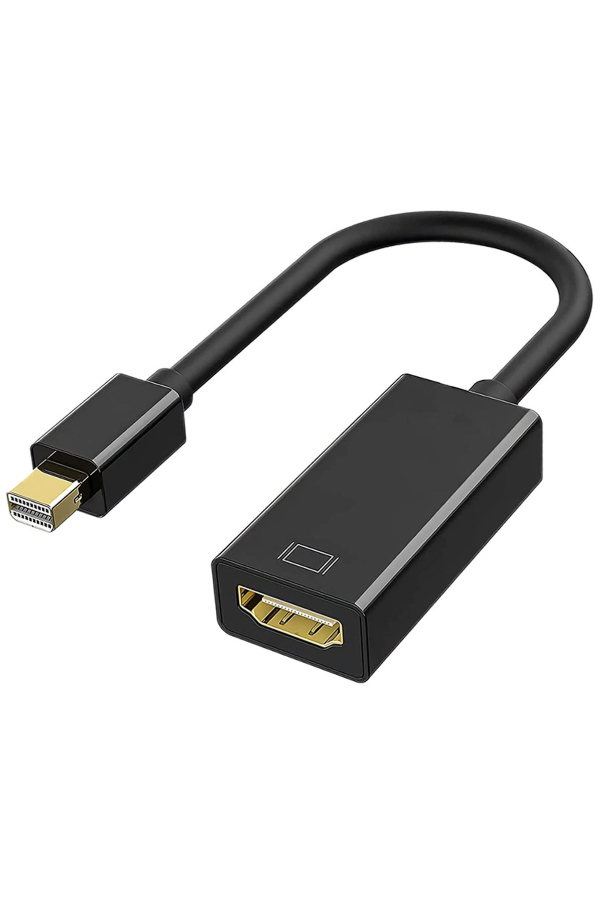 Choice-محول أسود 4K Mini DisplayPort إلى HDMI متوافق مع 4K/1080p Mini Dp ذكر إلى HD أنثى Co 1