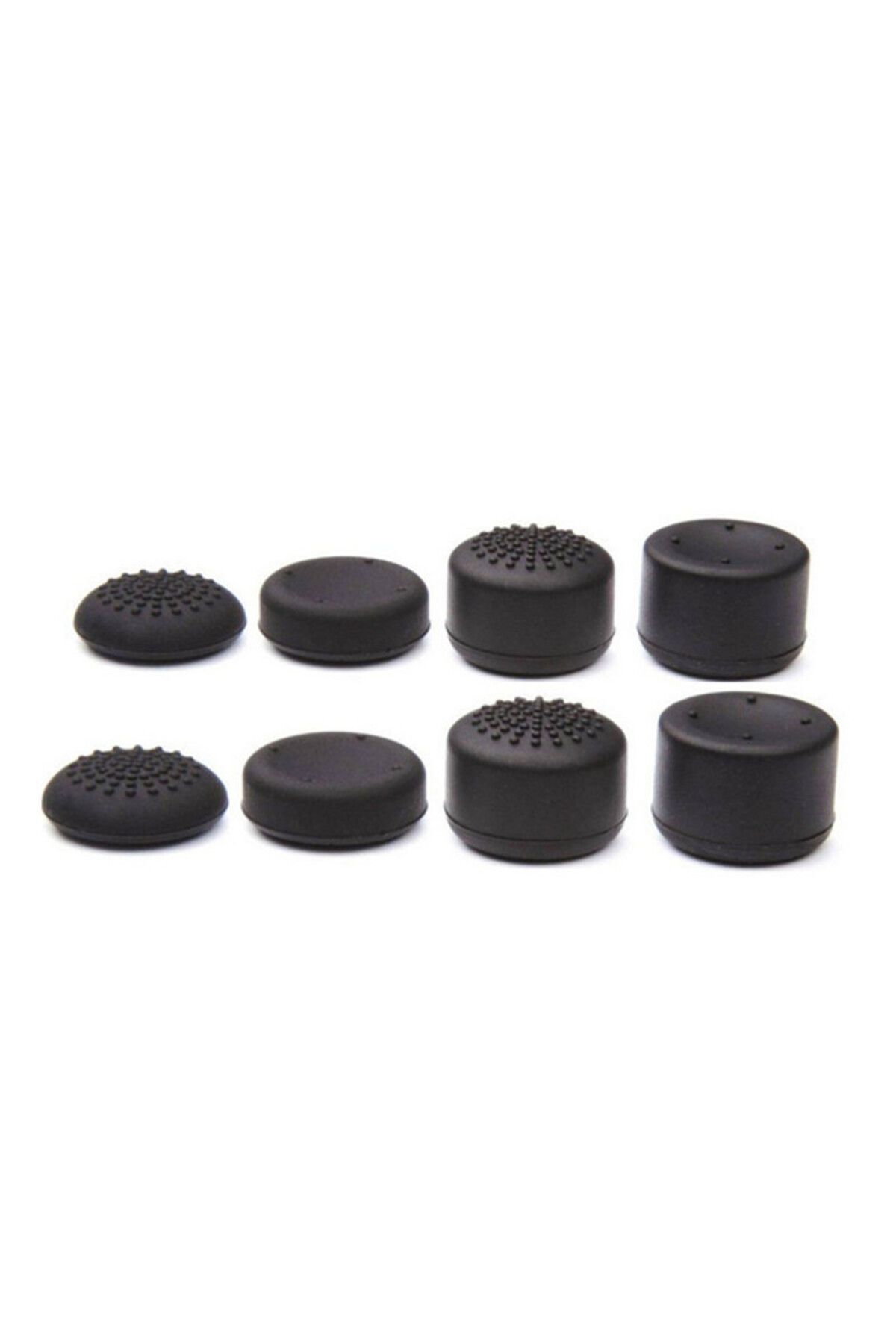 Choice-Black 8pcs Universal Silicone Analog Stick Grip Caps For Ps4 Ps5 Switch Pro Xbox Controller Joystick 1