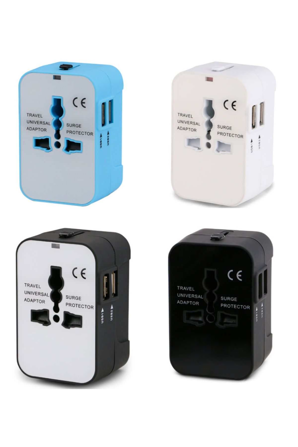 Choice-Hot Sale Travel Adapter with Dual USB Port Universal Adaptor UK to EU Plug 4