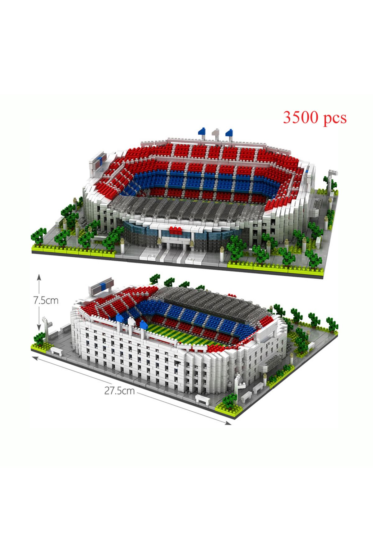 Choice-In Bag Basa Style Stadium Barcelona Soccer Stadium Micro Blocks Building Sets Mini Bricks Architectu 1