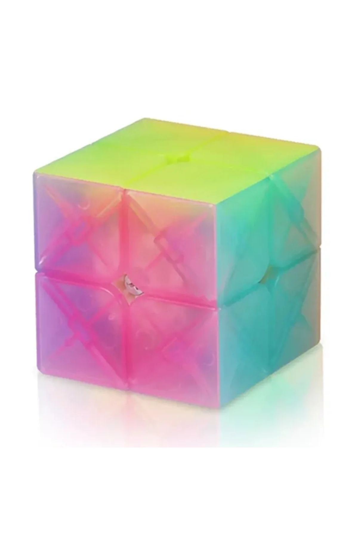 Choice-2x2 Qiyi Speedcube Jelly Color Cube 2x2 3x3 4x4 5x5 Pyramid Professional Cubo Magico Puzzle Toy For 1