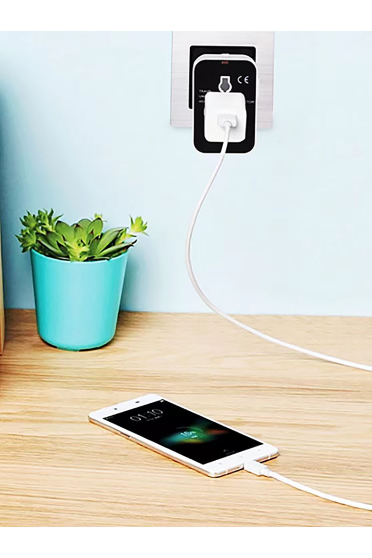 Choice-Hot Sale Travel Adapter with Dual USB Port Universal Adaptor UK to EU Plug 7