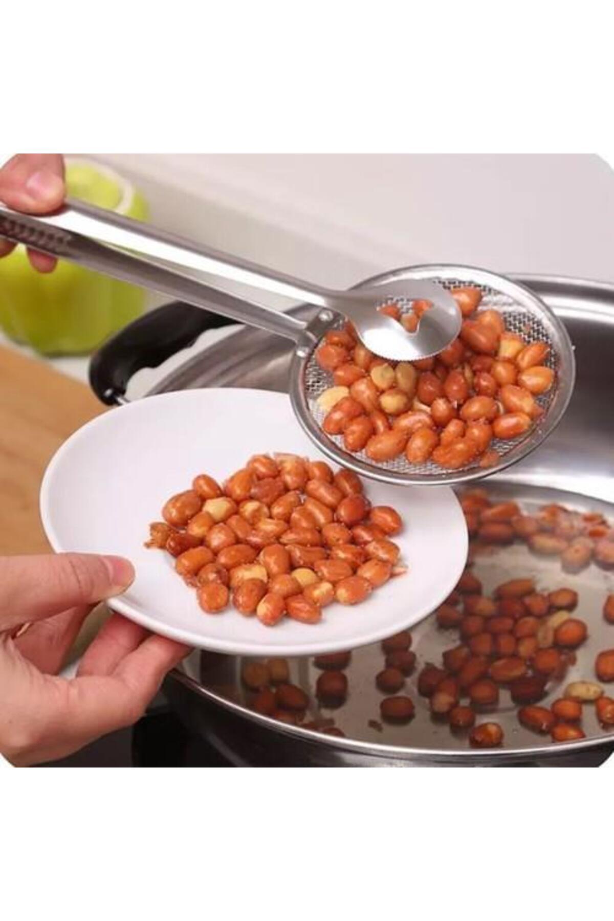 RAMDET-Multi-Purpose Colander Tongs Strainer Frying and Similar Tongs with Strainer 8