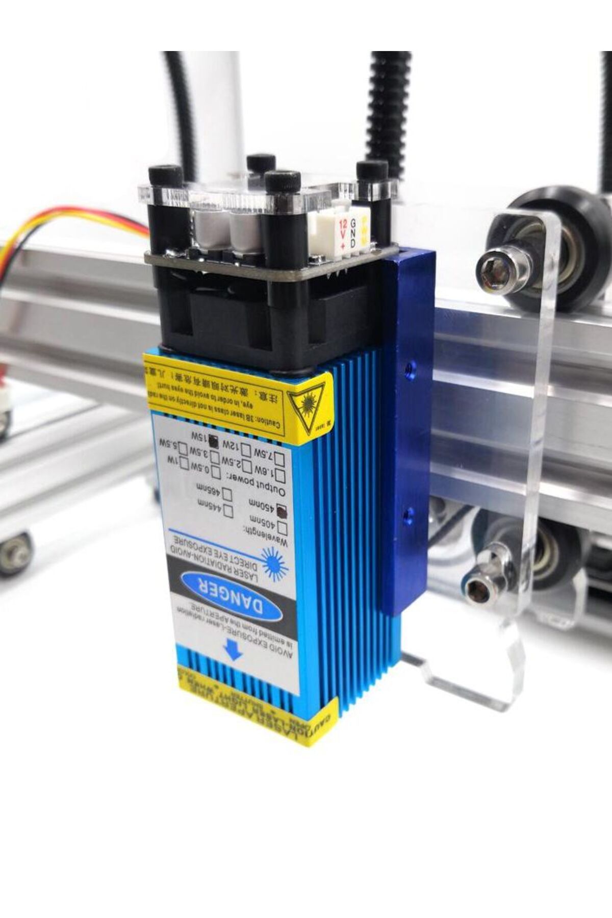 LUNYEE-500mW 405NM 12V Blue Violet Laser Module Adjustable Focal Laser Head With TTL PWM Control With Go... 8