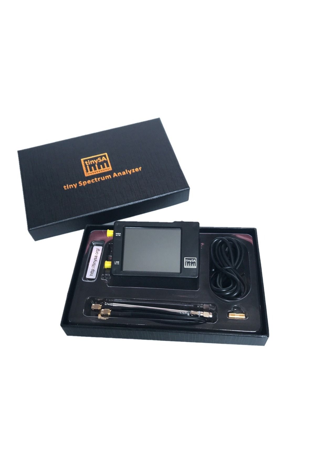 TOOLTOP-Original Hugen Version TinySA 2.8 inch Display 100kHz to 960MHz Hand held Tiny Spectrum Analyzer ... 6