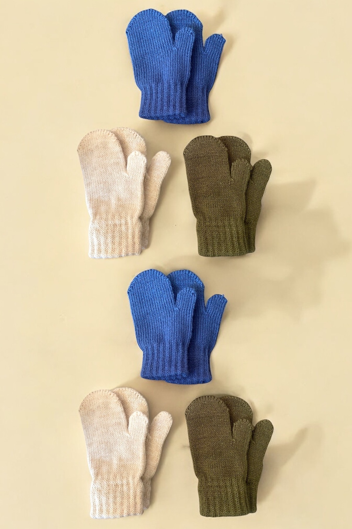 DAFFODİL Unisex Triko Bebek Eldiveni 6 Çift Set (0-3 YAŞ) fotoğrafı 2 (önizleme)