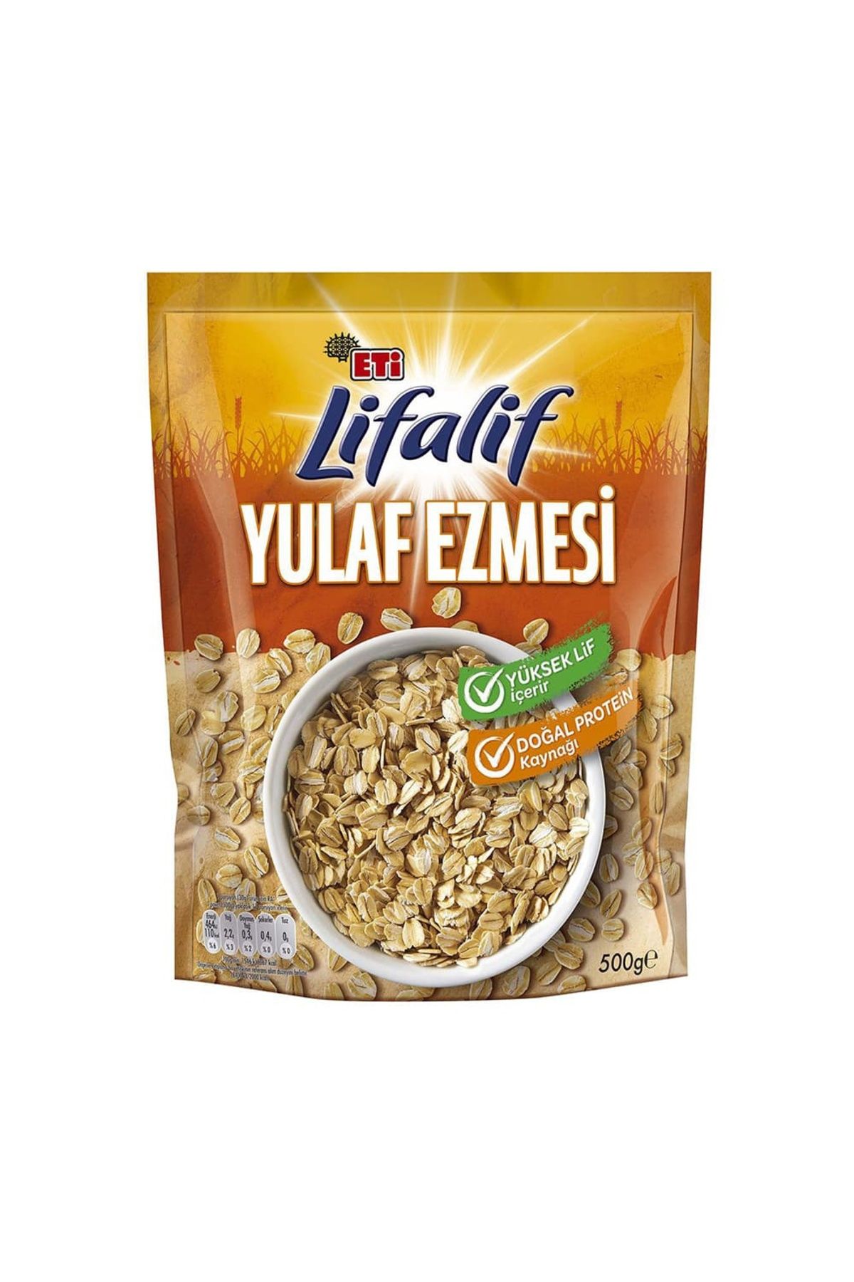 Eti Lifalif Yulaf Ezmesi 500 Gr Paket (3 Adet)