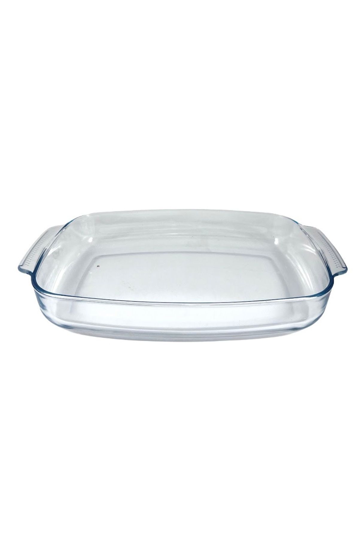 AVCI HOME MAKER-Curve Rectangular Deep Glass Baking Dish, 5 Lt Capacity, 44X28.1 Cm Diameter, 6.5 Cm Height - Clear 1