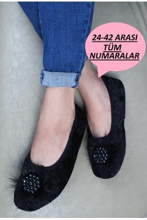 Nesil Siyah Pisi Pisi Patik Terlik Ev Babeti Kaymaz Ses Yapmaz Taban (KATLANI...