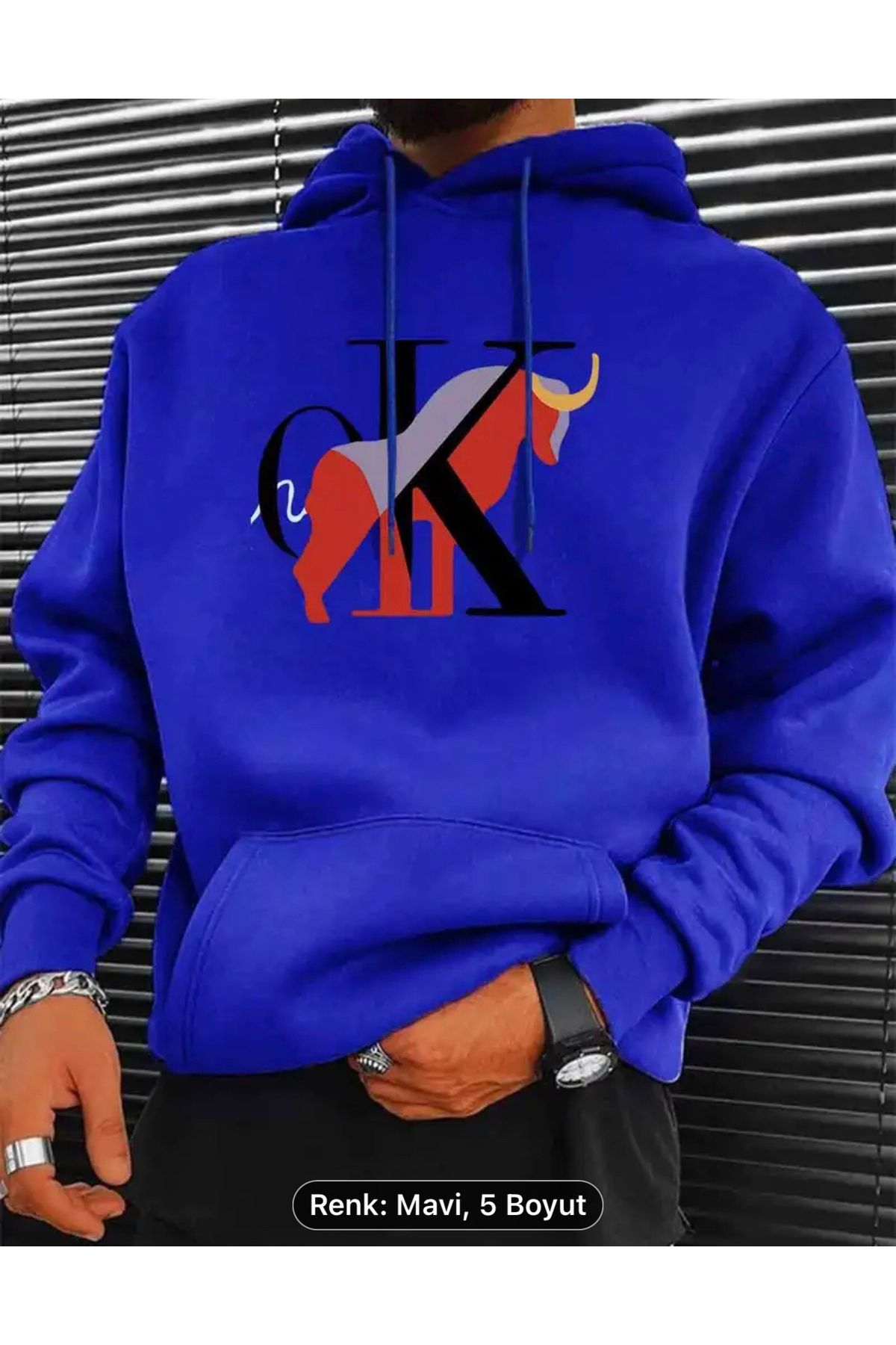 NEW TRENDY COLLECTİON The originals Kanguru penye şardonlu özel baskılı sweatshirt