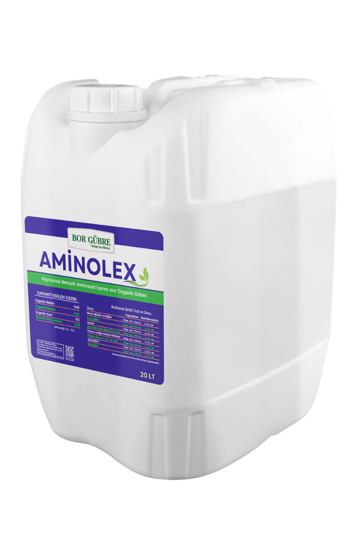 GÜBRE Hayvansal Amino Asit Gübresi - Aminolex- 20LT