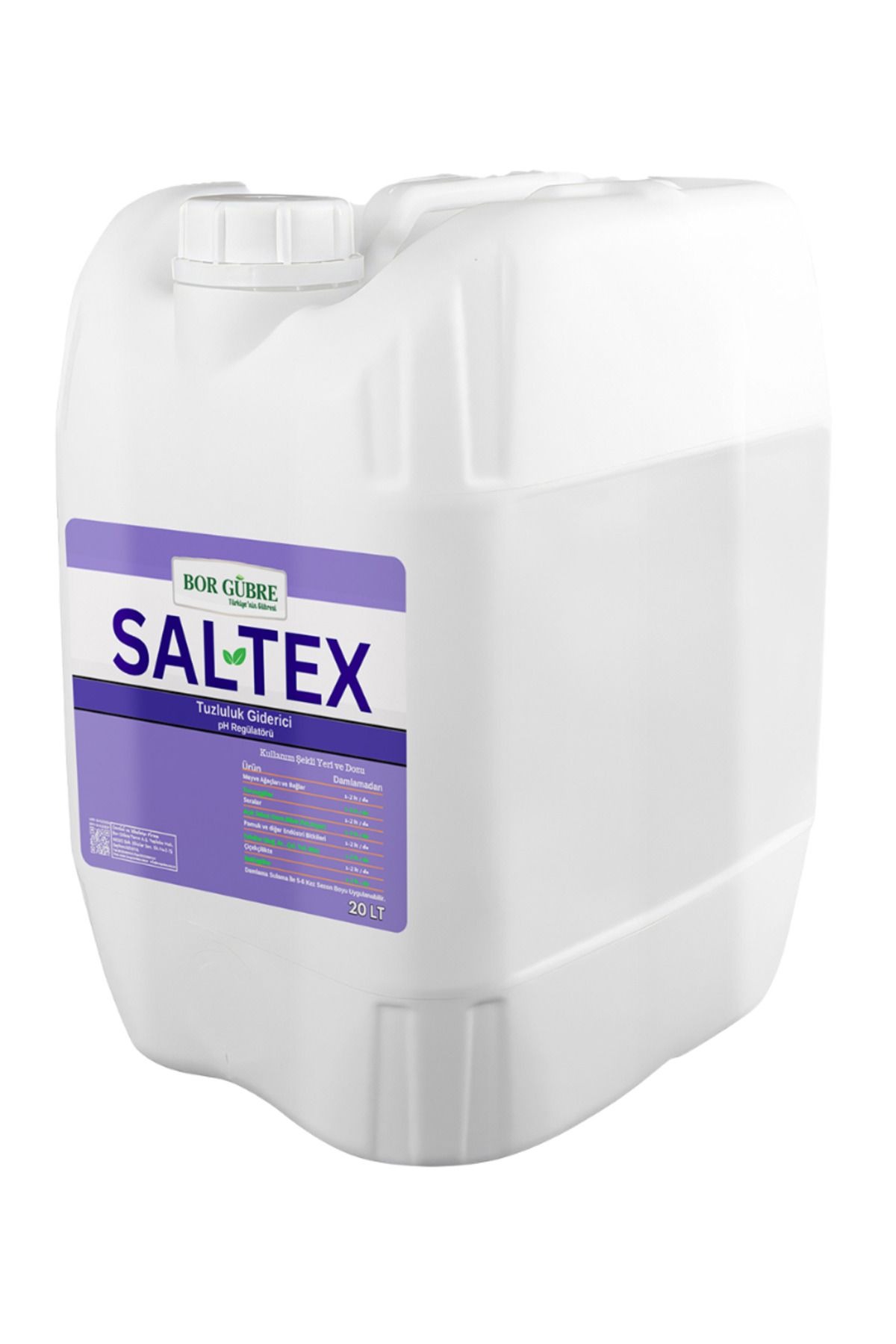 GÜBRE Saltex -20LT Tuzluluk Giderici Sıvı Gübresi