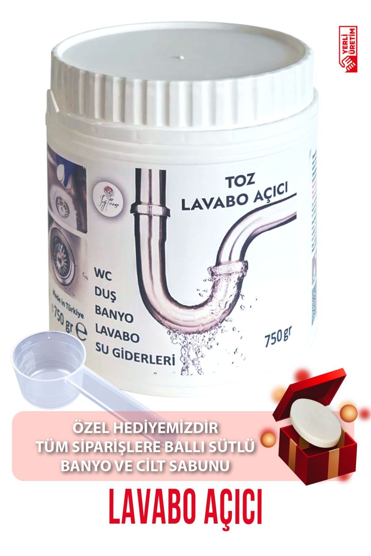 IVY ROSE Lavabo Ve Gider Açıcı 750 gr