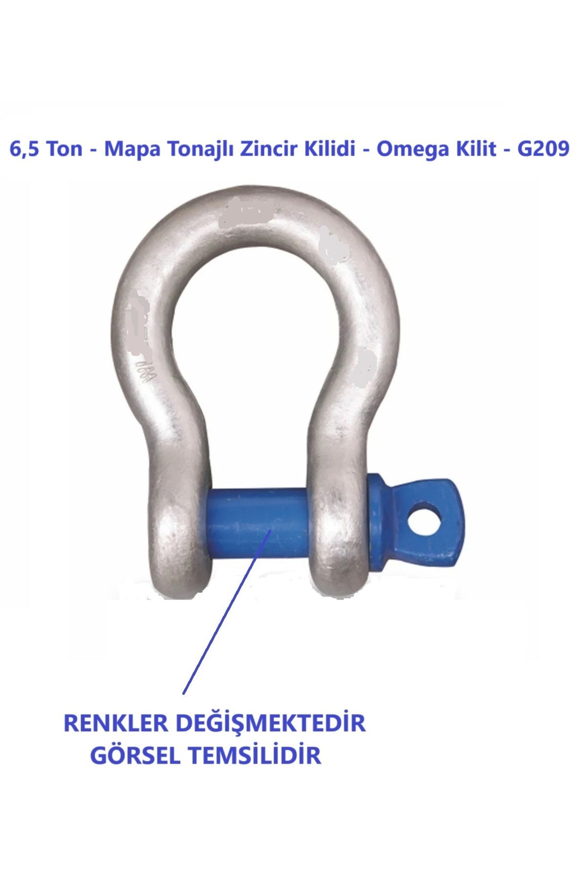 AKVmarine 6,5 Ton - Mapa Tonajlı Zincir Kilidi - Omega Kilit - G209