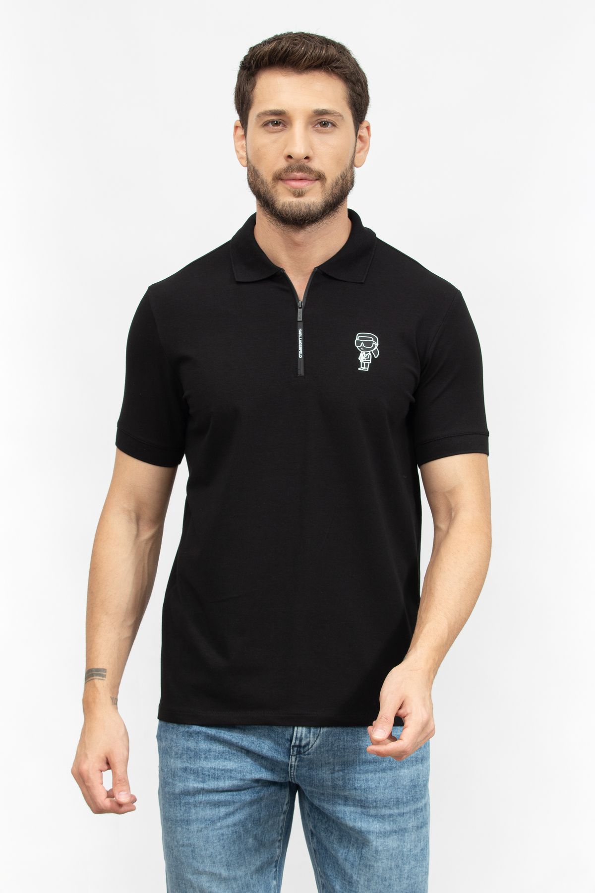 Karl Lagerfeld Erkek Polo Yaka T-Shirt