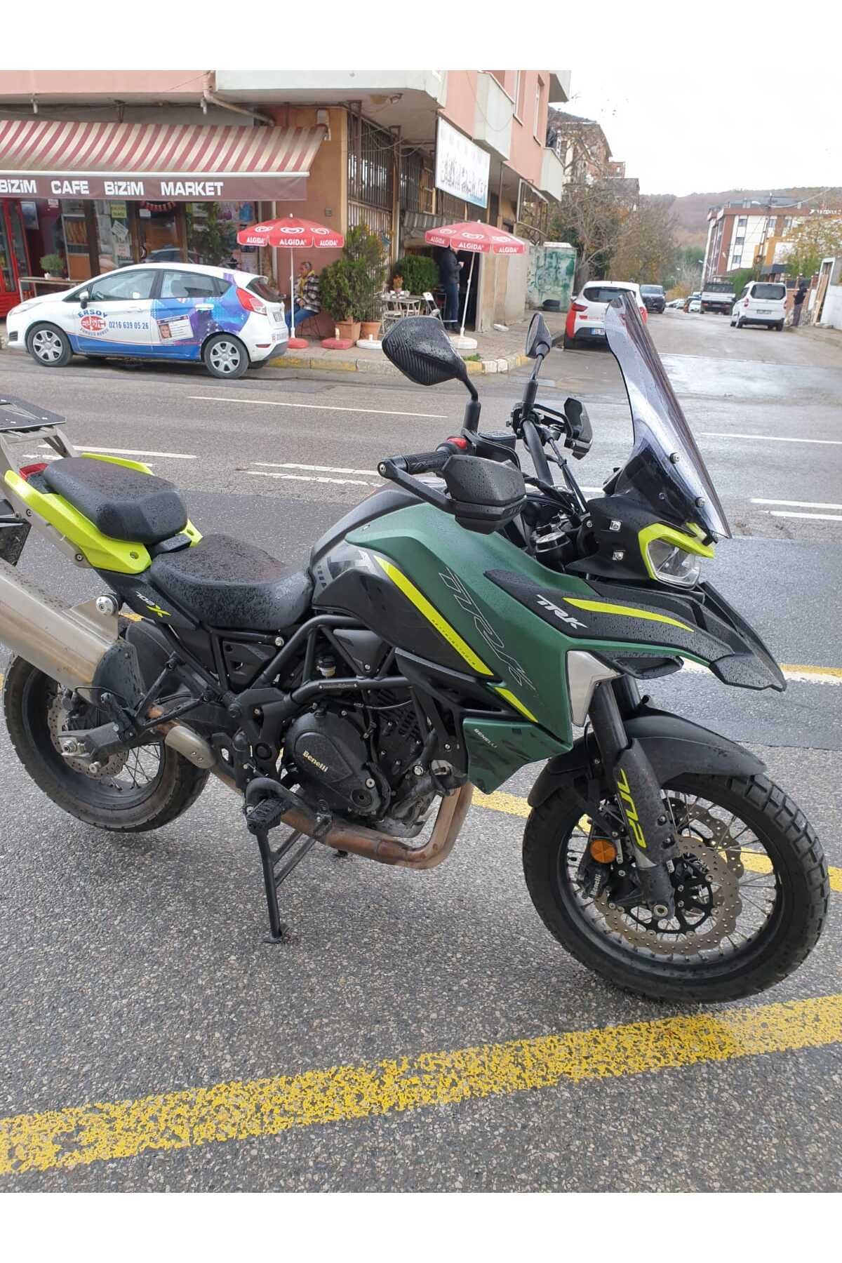 Benelli TRK 702 X Siperlik Ön Cam 2025 Model 51cm Füme Renkli 4mm 2. TASARIM