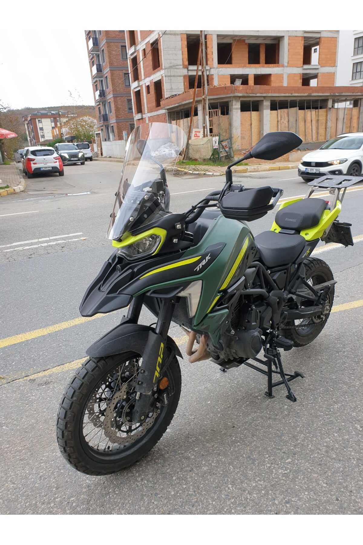 Benelli TRK 702 X Siperlik Ön Cam 2025 Model 51cm Şeffaf Renkli 4mm 2. TASARIM