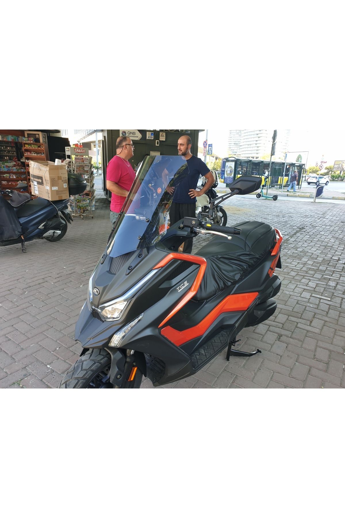Kymco DTX 360 Siperlik Ön Cam 2021-2023 Model 65cm Füme Renkli 4mm UZUN CAM