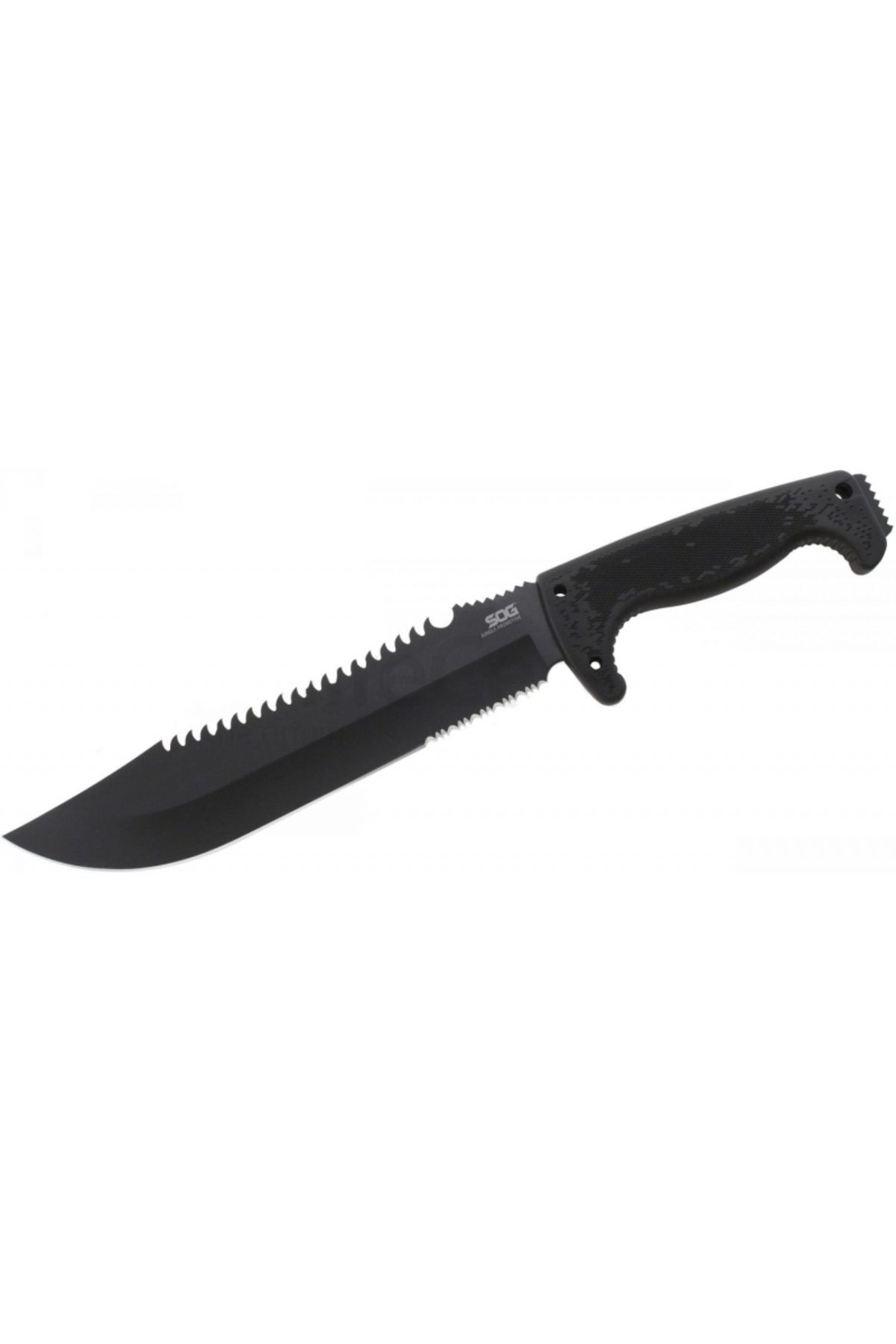 Skygo Sog F03T Kamp Tırtıklı Testereli Outdoor Pala / Bıçak 39 cm - Kauçuk Saplı