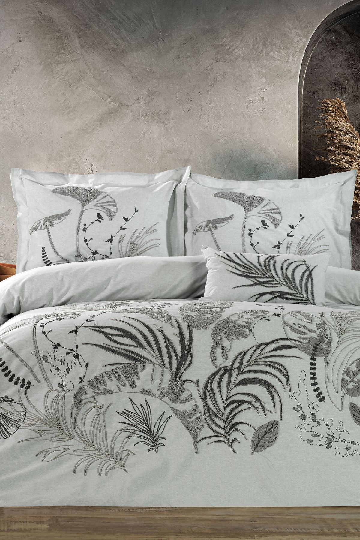 ZEBRA CASA Jadore Çift Kişilik Comforter Set / Gri