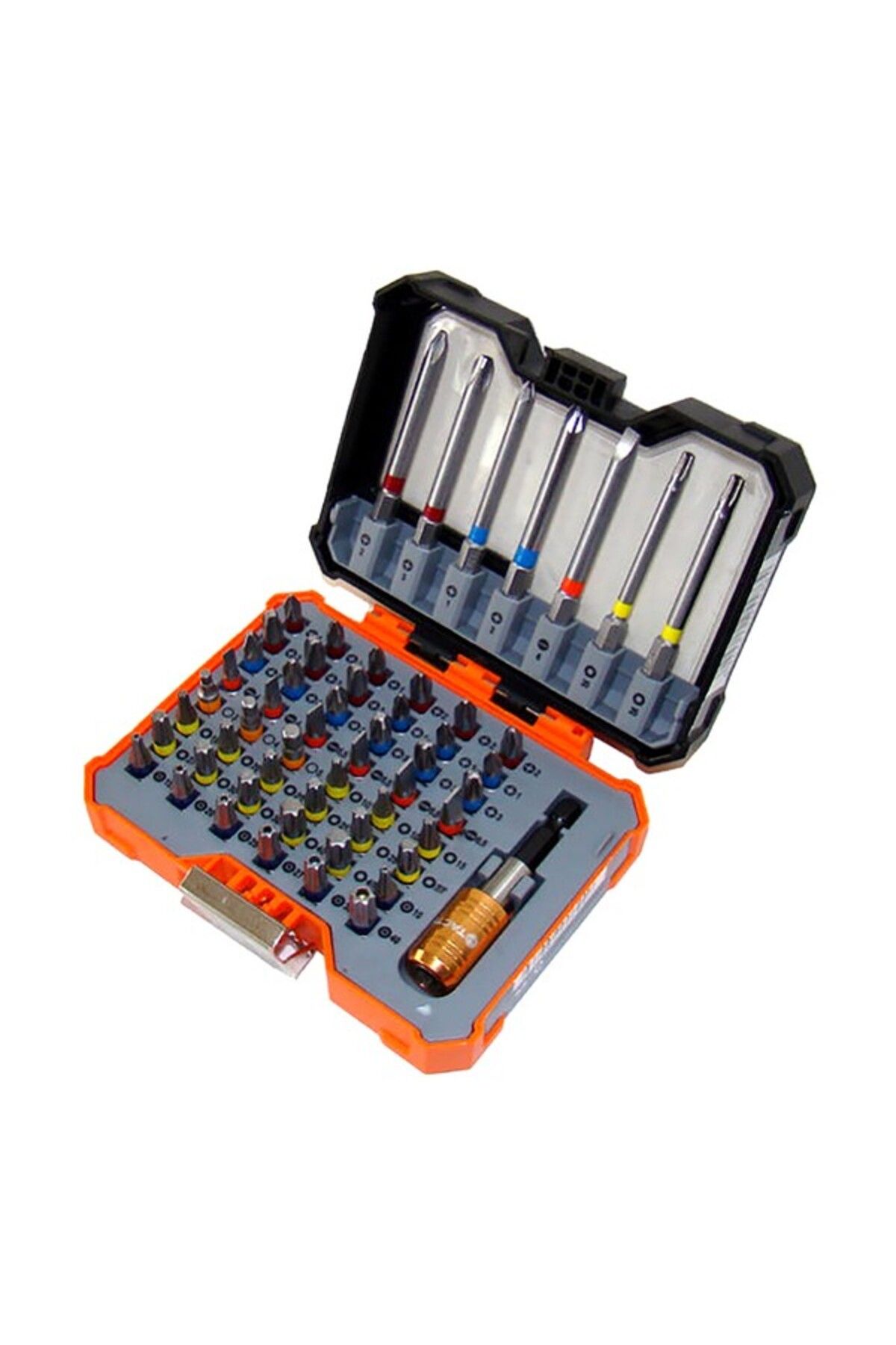 Tactix-56-Piece Rust-Resistant High-Precision Multipurpose Bit Set 10x12.8x3.4cm 3