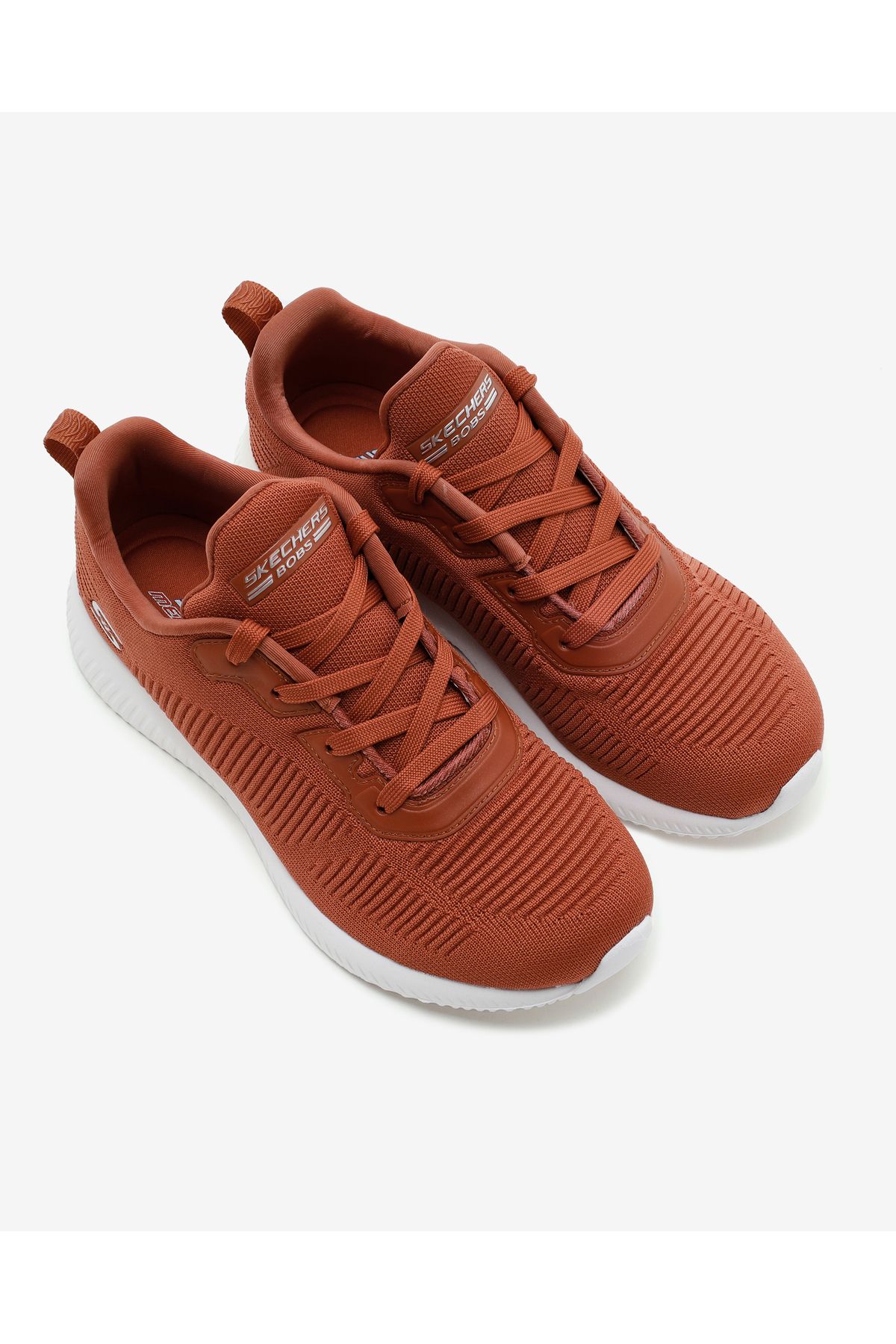 کفش دو و تمرین نارنجی زنانه BOBS SQUAD TAGHT TAG TAGE WEMAN ورزشیS 32504 BRCK Skechers
