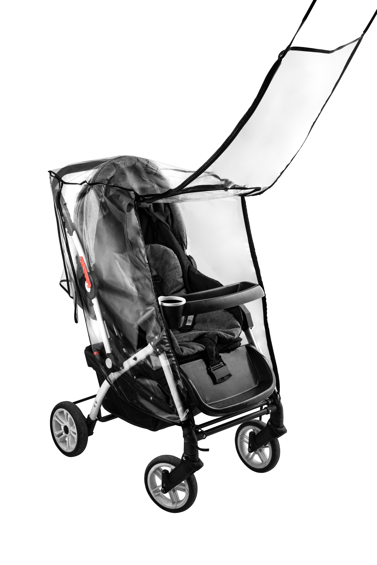 İNKOHA Bebek Arabası Yağmurluğu Ve Rüzgarlığı (TÜM BEBEK ARABALARI ILE UYUMLUDUR) fotoğrafı 2 (önizleme)