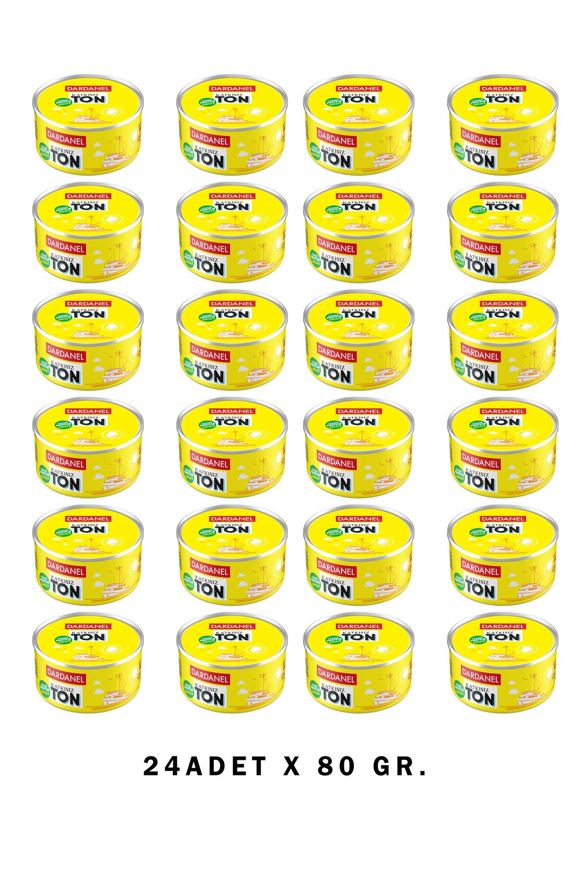 Dardanel 24'lü Dardanel Eko Ton Balığı 80 Gr.