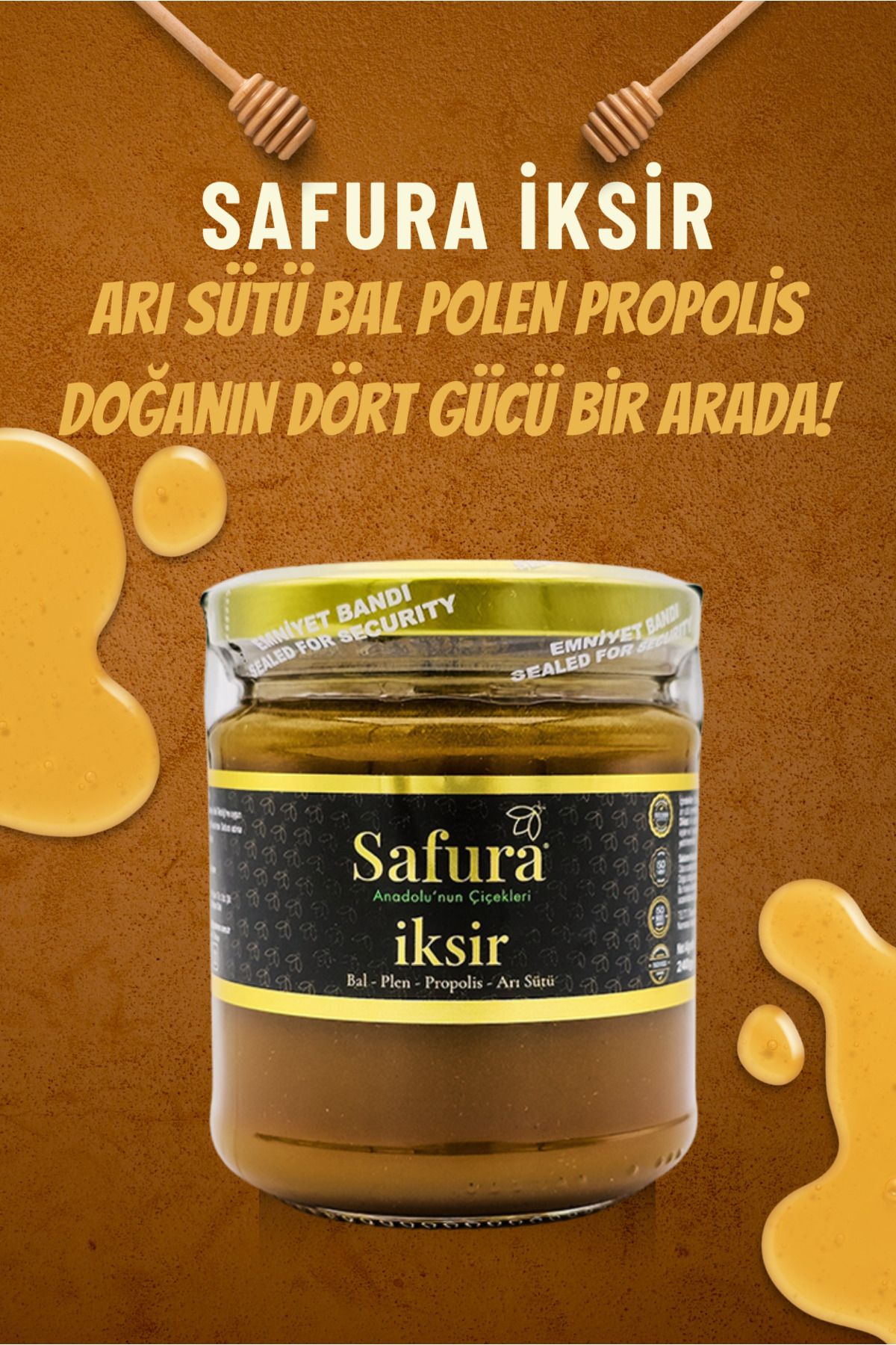 safura İksir - Arı Sütü Bal Polen Propolis