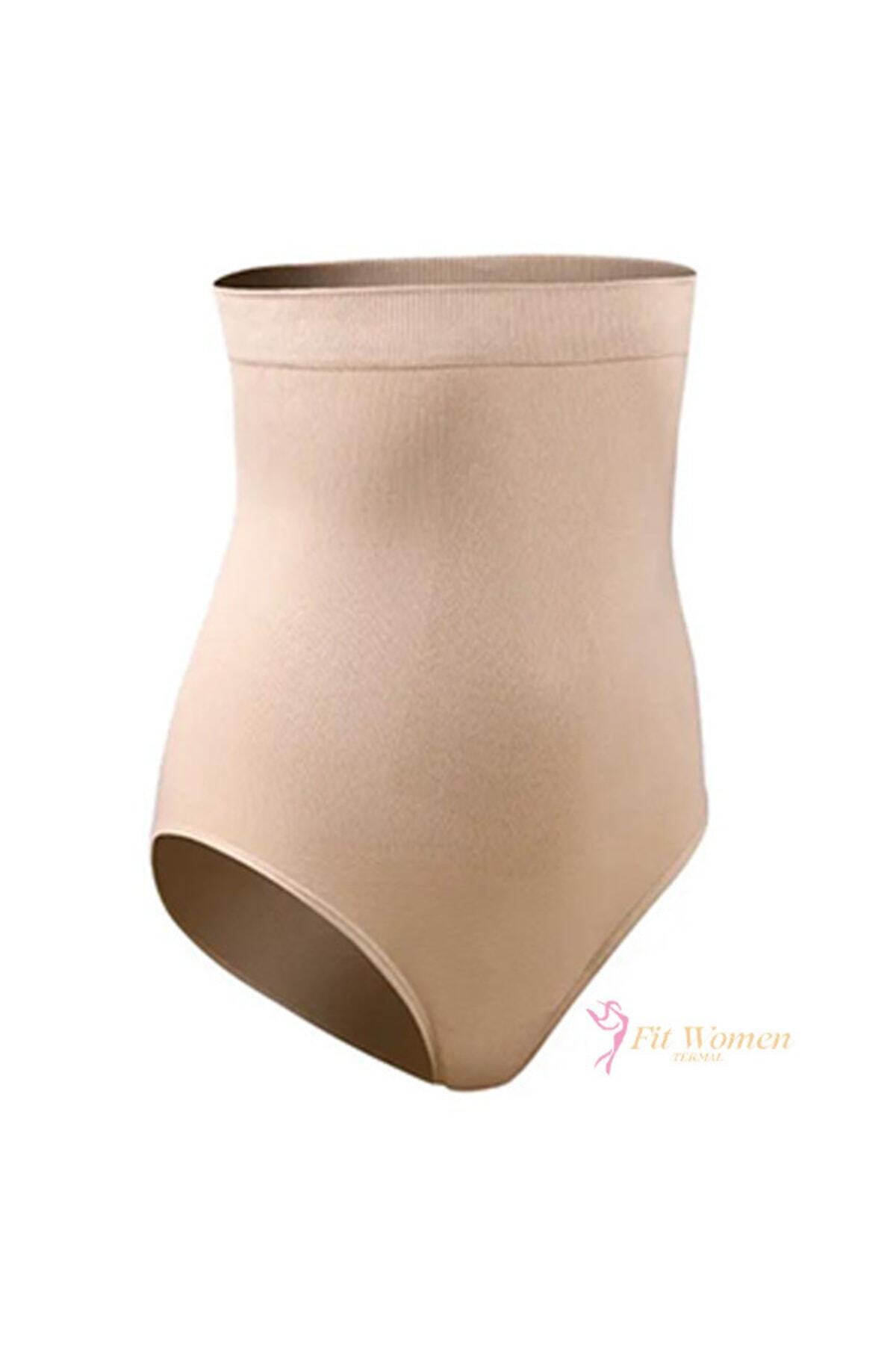 FİT WOMEN Rahim Toparlayıcı Yüksek Bel Şekillendirici Göbek Ve Bel Külot Ten Korse 1050 fotoğrafı 4 (önizleme)