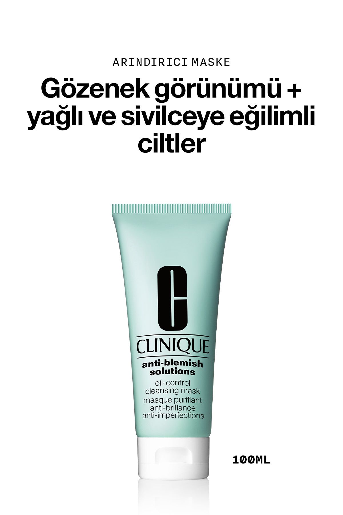 Clinique ماسک کنترل چربی و لکه دار ماسک روغن کنترل کننده 100 میلی لیتر