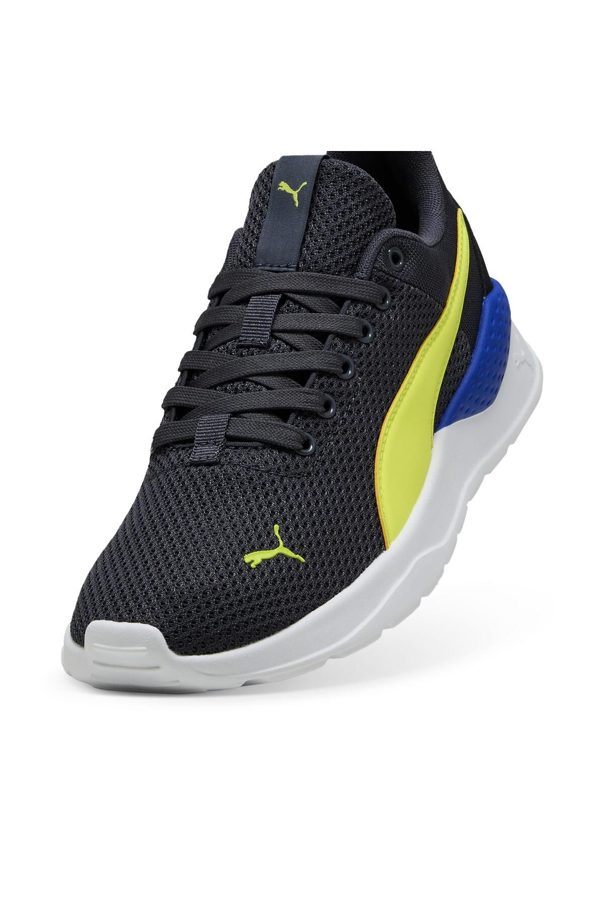 Puma-Anzarun Lite Jr - Galactic Grey and Lemon Sher Fabric 5