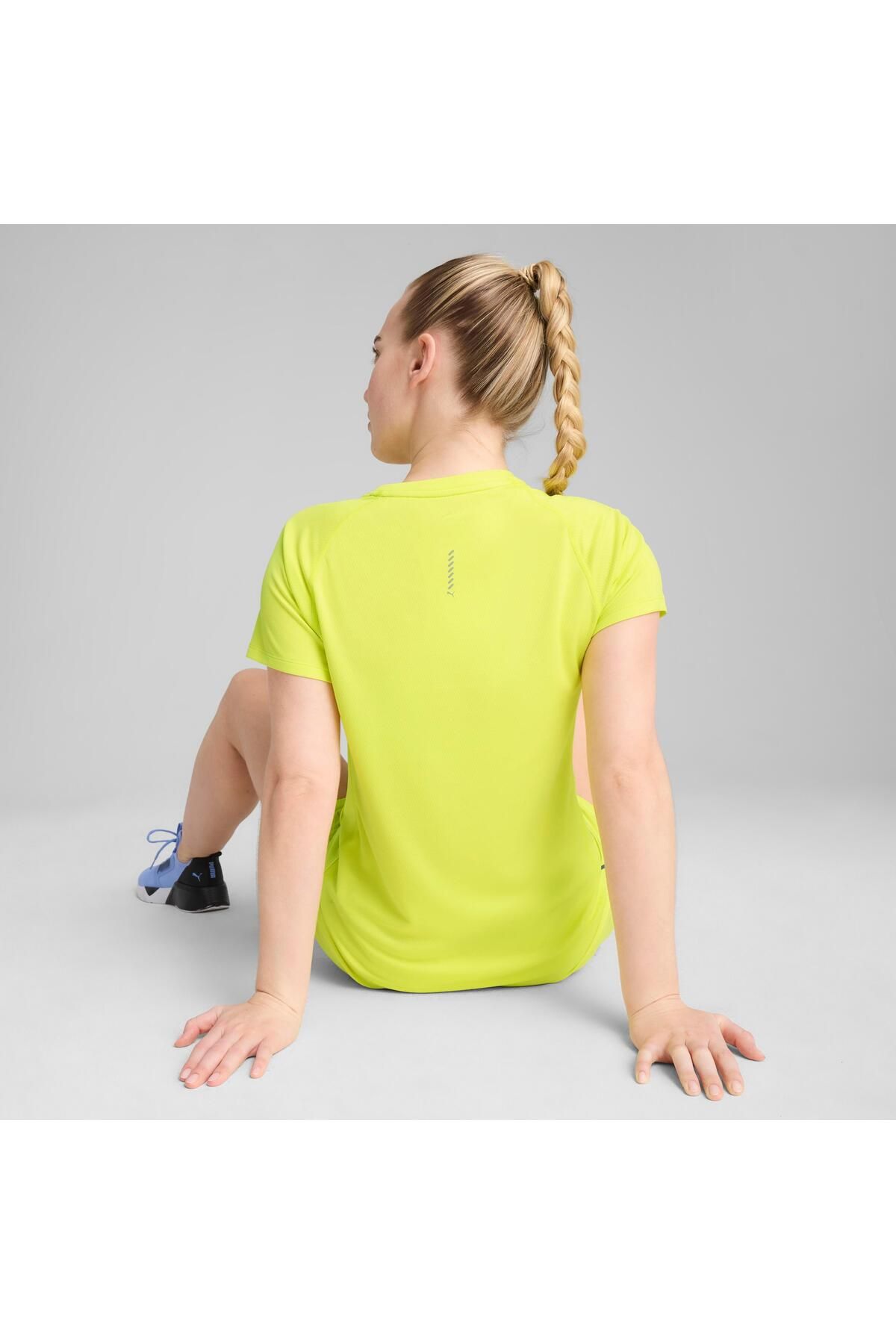 Puma-W RUN VELOCITY TEE (POLY) Lemon Sherbert 2