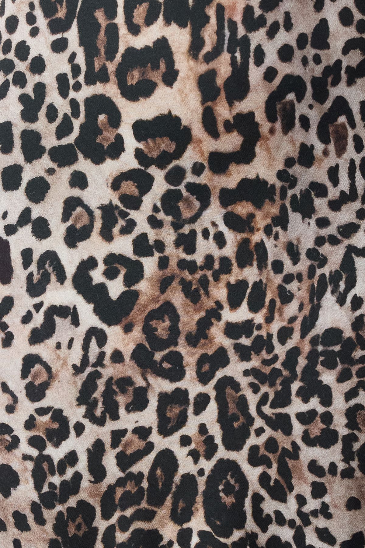 Trendyol Collection-Vícebarevné šaty s leopardím vzorem - Tpraw25el00094 4